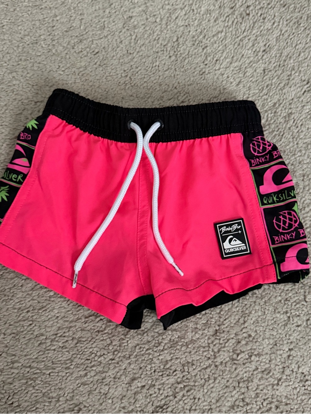 Binky Bro  Neon Swim Trunks 18-24 months